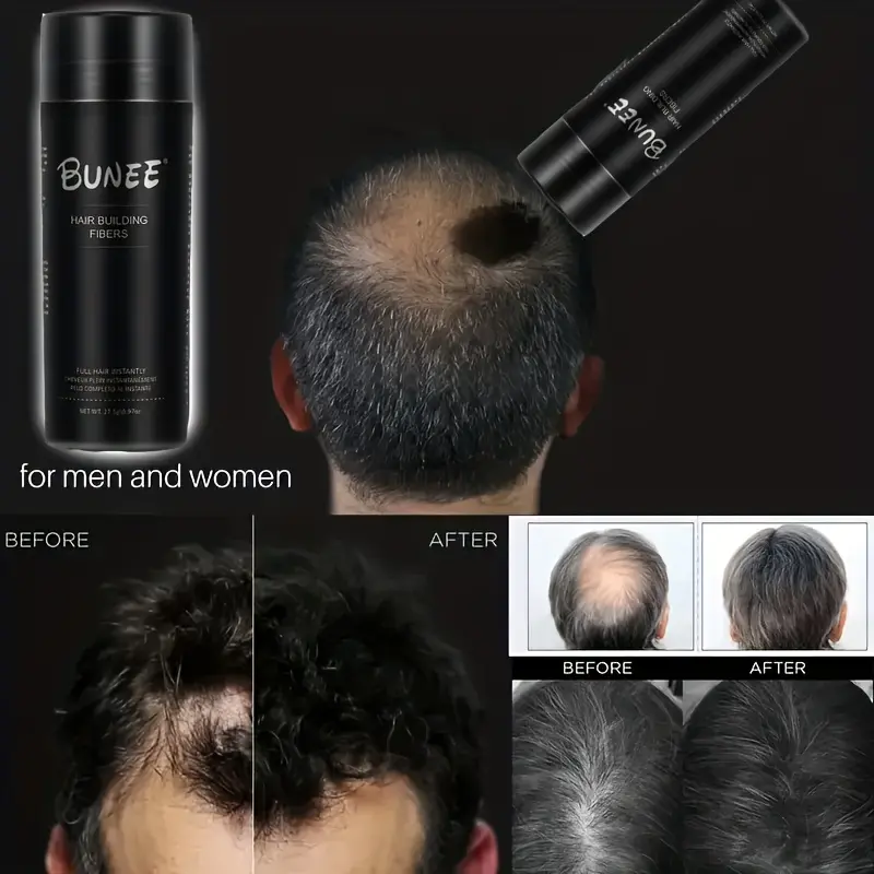Viilife Hair Fibers for Thinning Hair, Extra Spray Applicator, 27.5g Hair Powder, Bald Spot Cover-Up, Natural Look, Hair Thickening Powder