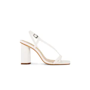 Schutz Heloise Block Heel in White