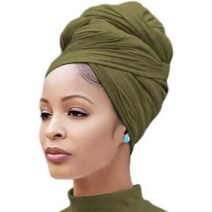 Head Wraps for Black Women Stretch Turban Headwraps Scarf Hair Wraps Head Scarf for Locs Braids