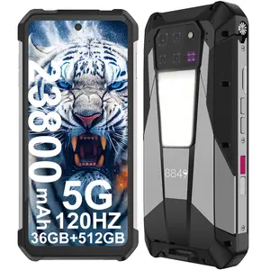 8849 Tank 3 Pro Rugged Phone with 100 Lumens 120Hz Projector,32GB/36GB 512GB 23800mAh 120W 5G 200MP GPS Android Smartphone  Bluetooth Rear mobile
