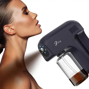 Cordless Spray Tan Machine, Portable Rechargeable Spray Tan Gun for Salon, Beach Tan, Mobile Tan, Lightweight Airbrush Tanning Machine(380ml)