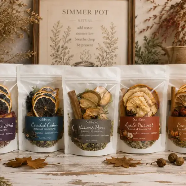 Saltroot Botanical Simmer Pot | Stovetop Potpourri | Home Fragrance