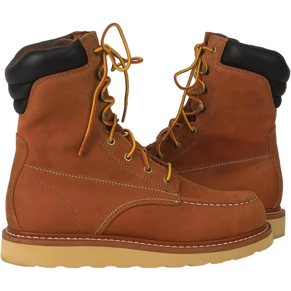 LASTING PINNIP Unisex Lightweight Leather Work Boots  display picture 2