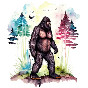 5" Bigfoot Decal Decor Smooth