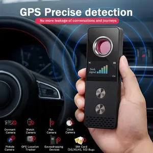 GPS Tracker Detector with RF Magnetic IR Scanning Identifies Hidden Cameras Listening Devices Real Time Vibration Alerts AI Intelligent Detector for Hotel Airbnb Travel Privacy Protection Back to School Safety.