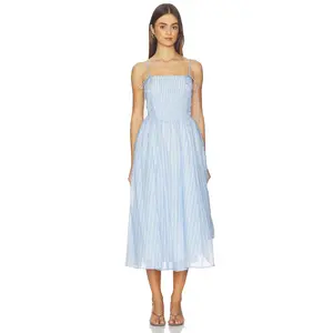 ASTR the Label Lahela Dress in Blue Stripe