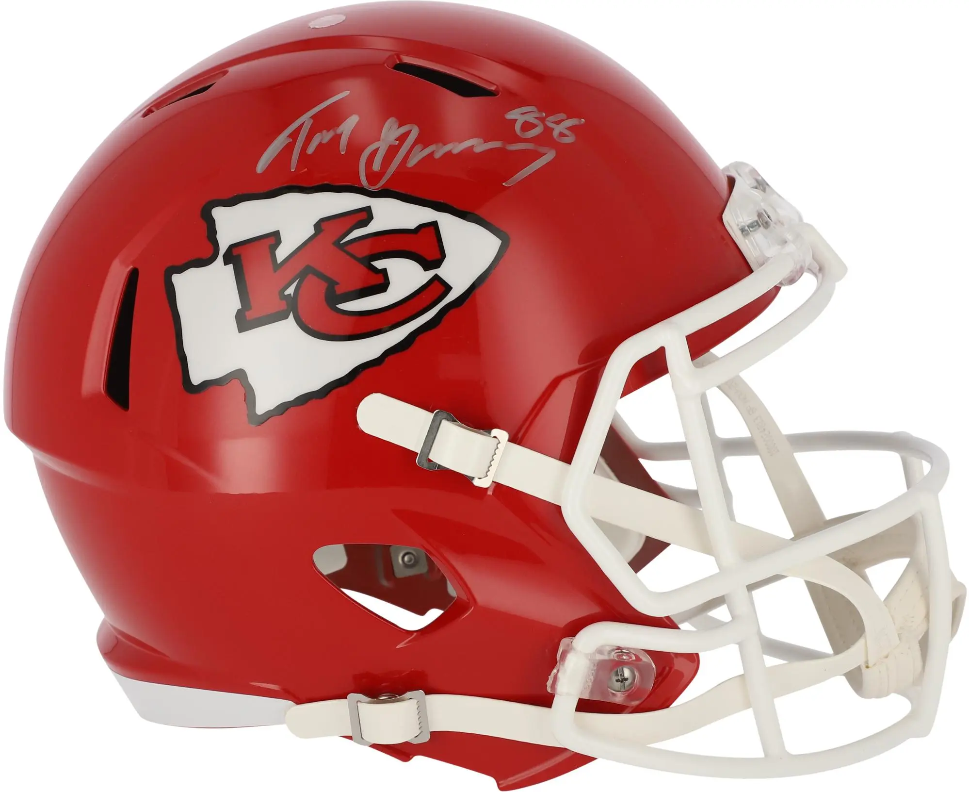 Tony Gonzalez Kansas City Chiefs Autographed Riddell Speed Replica Helmet - Fanatics Authentic Certified