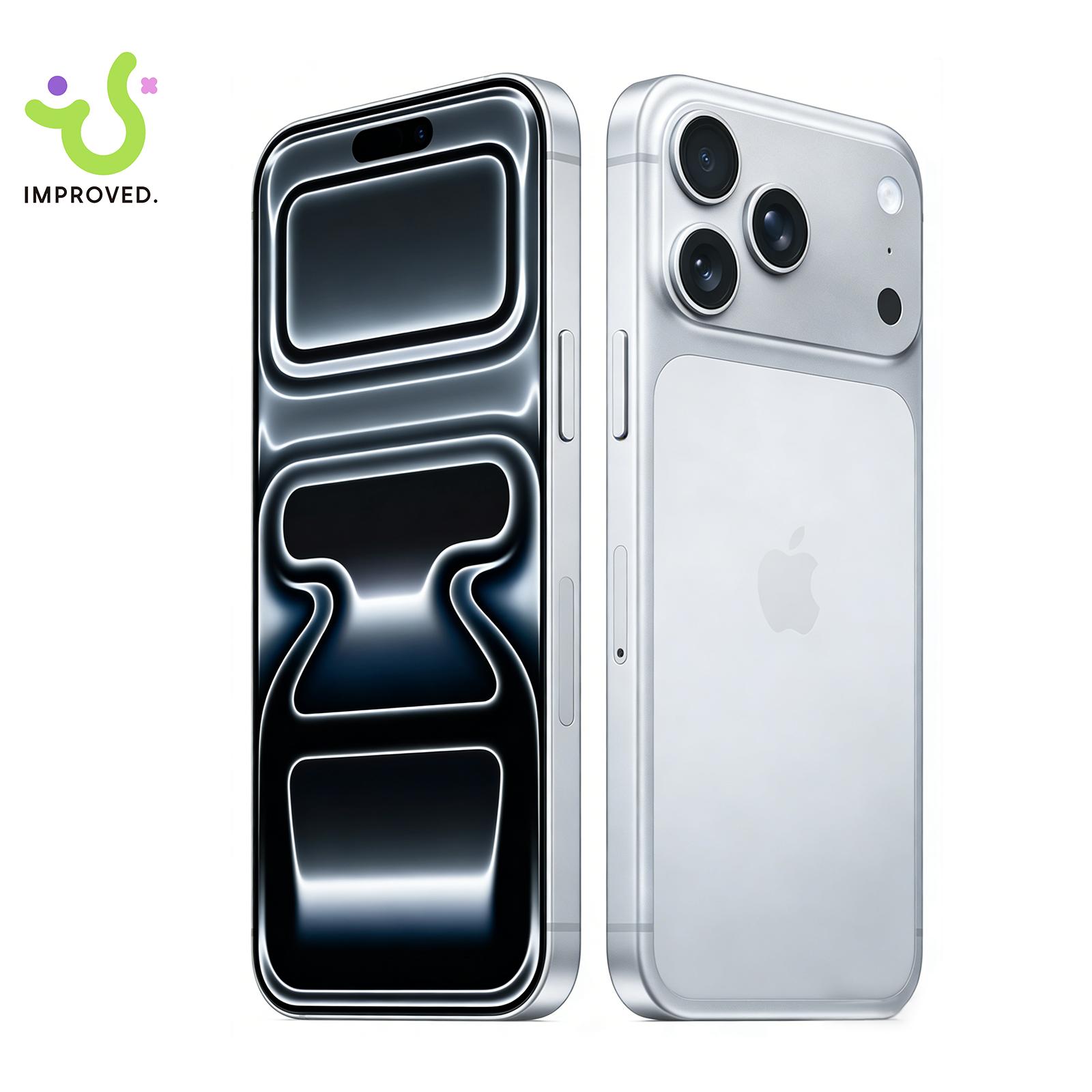 Refurbished iPhone 17 Pro Max 1TB Silver (Unlocked) - Excellent condition, 6.9″ all-screen, supports any carriers, like-new performance, 1-Year Warranty by JunQ Trading