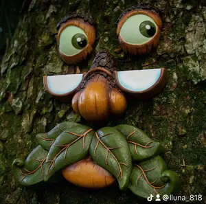 Tree Face Garden Decor