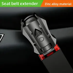 Car Seat Belt Extender Alloy Clip for Front and Rear Seats, Anti-Choke Safety Connector for Secure Usage, Universal Fit for Vehicles
