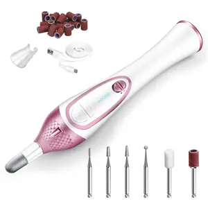 Professional Manicure and Pedicure 68-Piece Set, Cordless Nail Drill, 20,000 RPM, 6 Bits, 4 Speed, Electric Nail File Set, Nail Care Set, Manicure and Pedicure Tools
