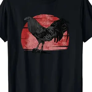 NEW LIMITED Vintage Rooster Tee Cock Fight Enthusiast T Shirt Size S 5XLYouth Sport Style Tee Comfortable Cotton T Shirt Trendy Streetwear for Men Perfect for Training Running and Everyday Outfits