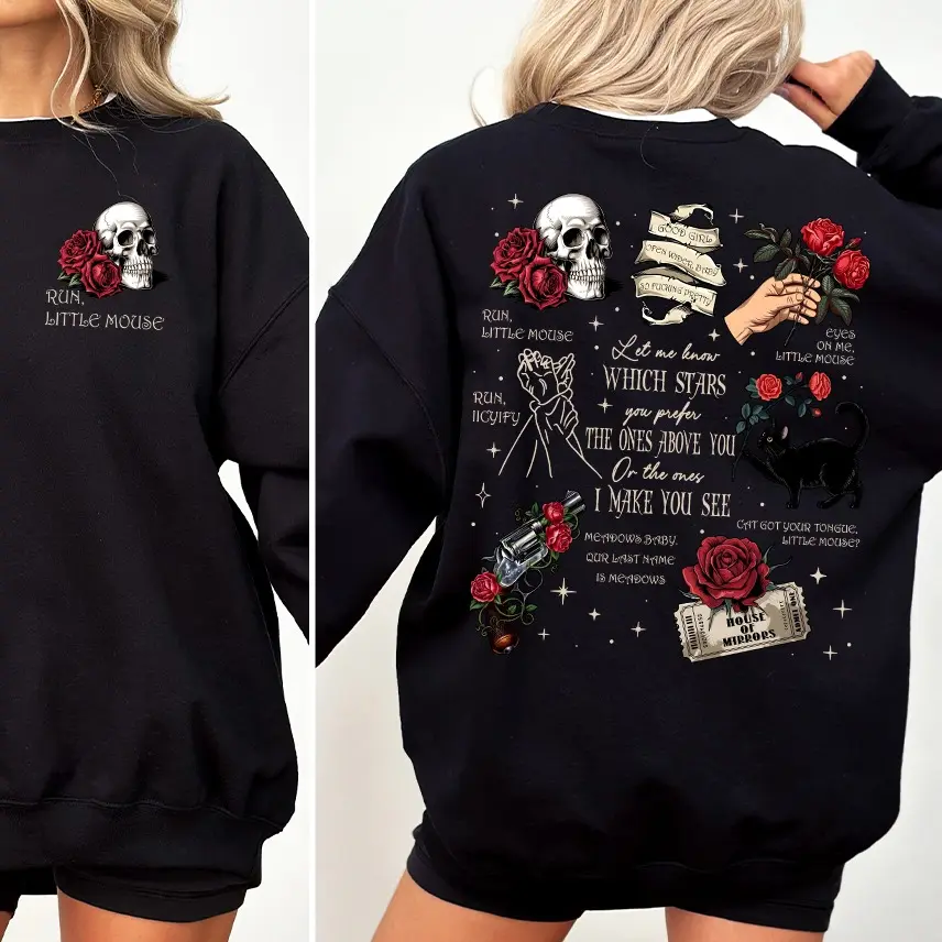 Run Little Mouse Sweatshirt, Haunting Adeline Hoodie, Cat And Mouse T-shirt, Dark Romance Shirt, Smut Reader, Book Lover, Gifts For Her