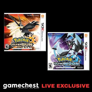 Pokemon Ultra Moon & Ultra Sun 3DS Game Bundle - Nintendo 3DS