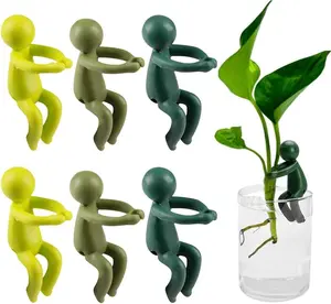 6Pcs Plant Propagation Buddy,Plant Stem Support for Sprouts,Shoots and Cuttings,Cute Propagated Plants Holders for Plant Breeding Stations or Indoor Gardens