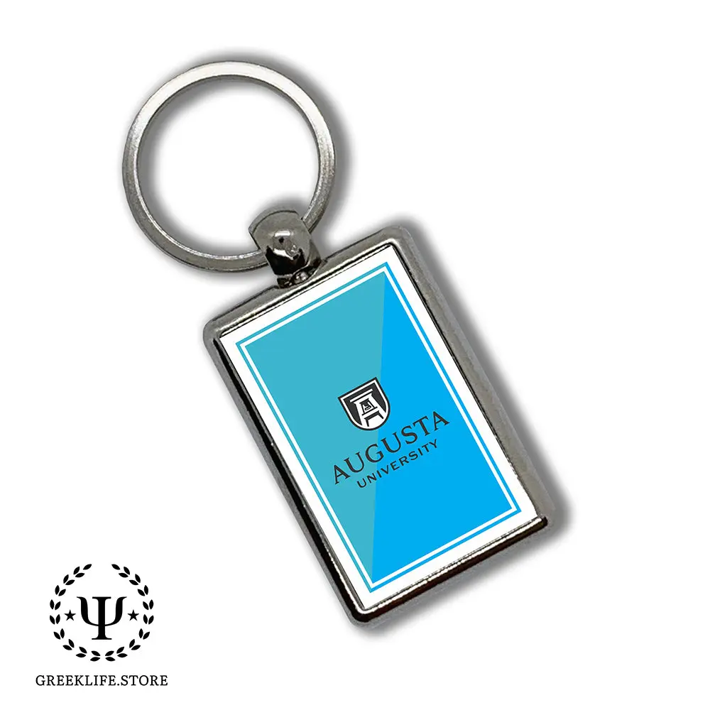 Augusta University Keychain Rectangular