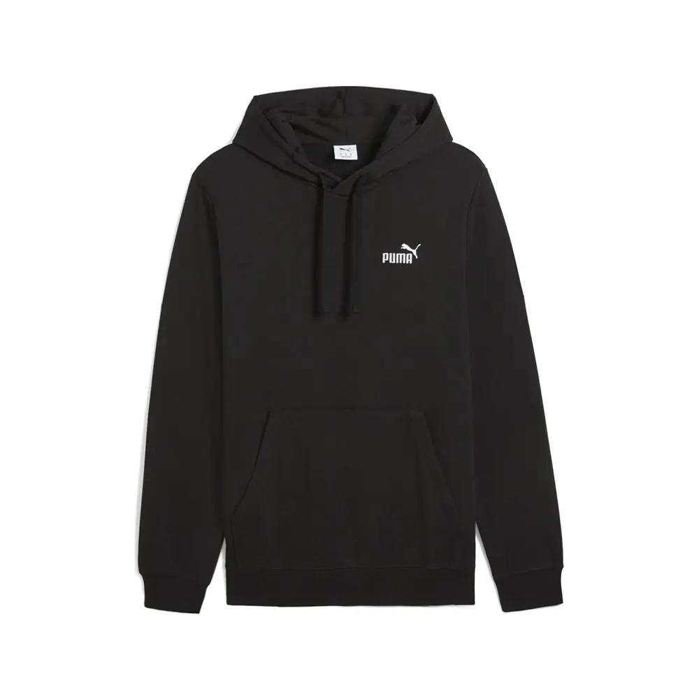 PUMA Mens Essentials Long Sleeve Hoodie Athletic Outerwear Casual - Black