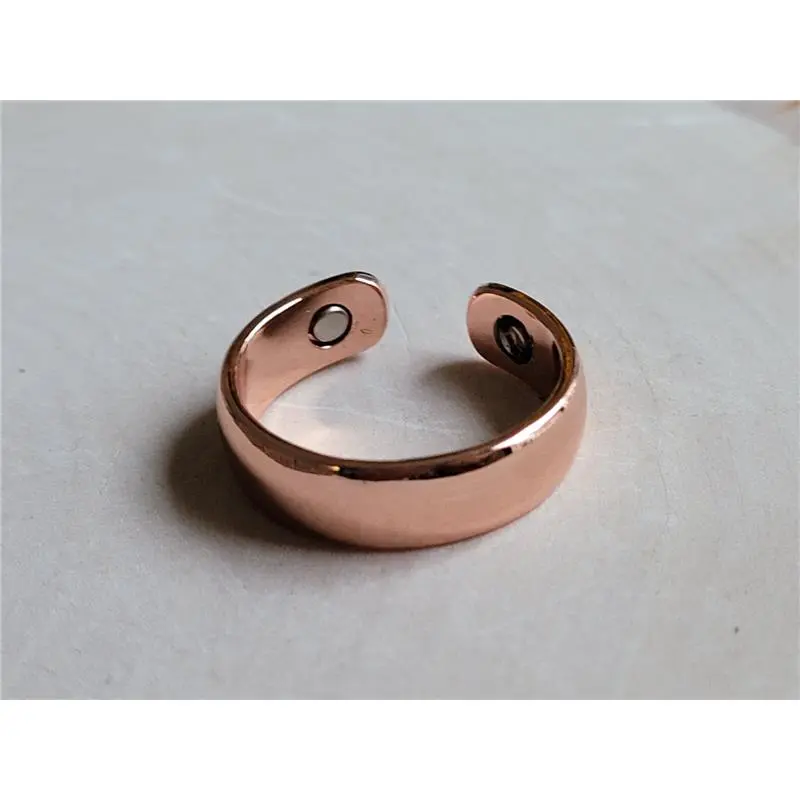Pure Copper Magnetic Ring - Men Women Arthritis Adjustable Ring Dome