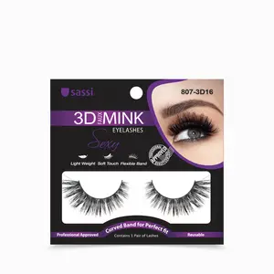 Sassi 3D Faux Mink Strip Eyelash Sexy Style (807-3D16)