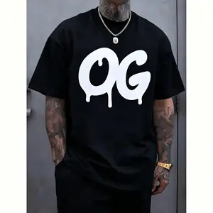 Men's Plus Size Casual 100 Cotton Short Sleeve White T Shirt with Trendy Design t-shirt top Slim Shape Moisture Wicking T-Shirt tattoo biceps compression shirt Streetwear Classic