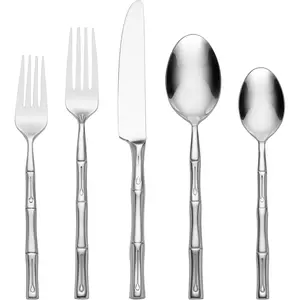 Bamboo 20 Piece Flatware Set, Service for 4