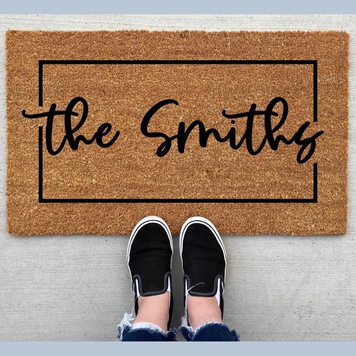 (Doormat) Personalized Welcome Doormat, Welcome Mat, Housewarming