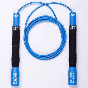 Fit Plus Pro Freestyle PVC Jump Rope for Tricks - Unbreakable 8" Long Handles with Non-Slip Grip Tape - Premium Adult Jump Ropes for Fitness - Lightweight Cardio Boxing Skipping Jump Rope