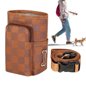 Magnetic Buckle Dog Treat Training Pouch – Hands-Free Waist Bag for Pet Training & Walks