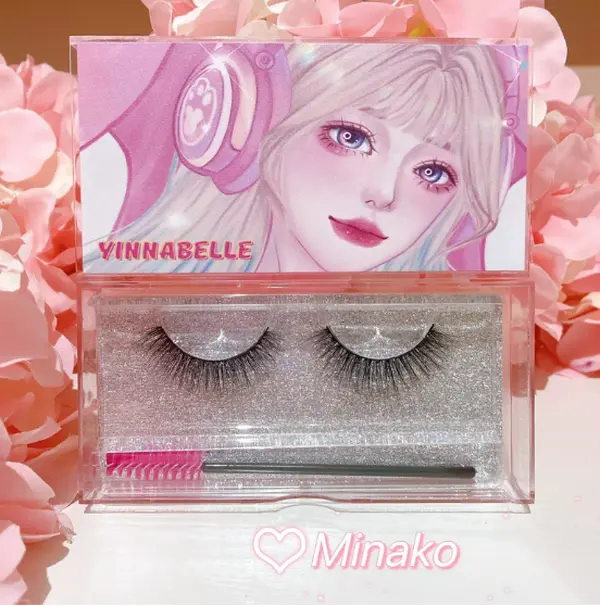 Anime girl manhua silk eyelashes, faux mink lashes, luxury vegan lashes Makeup Fluffy Lash Extensions Cosmetic Lash Extension Eyelashes Extensions Eyelash Extensions Eyelash Extension
