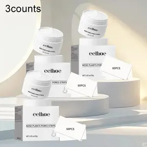 Deep Cleansing Blackhead Cream, 3 Counts/set Blackhead Cleaner Cream, Pore Cleaner, Facial Skin Care Product for Women & Men,  Nose Strips