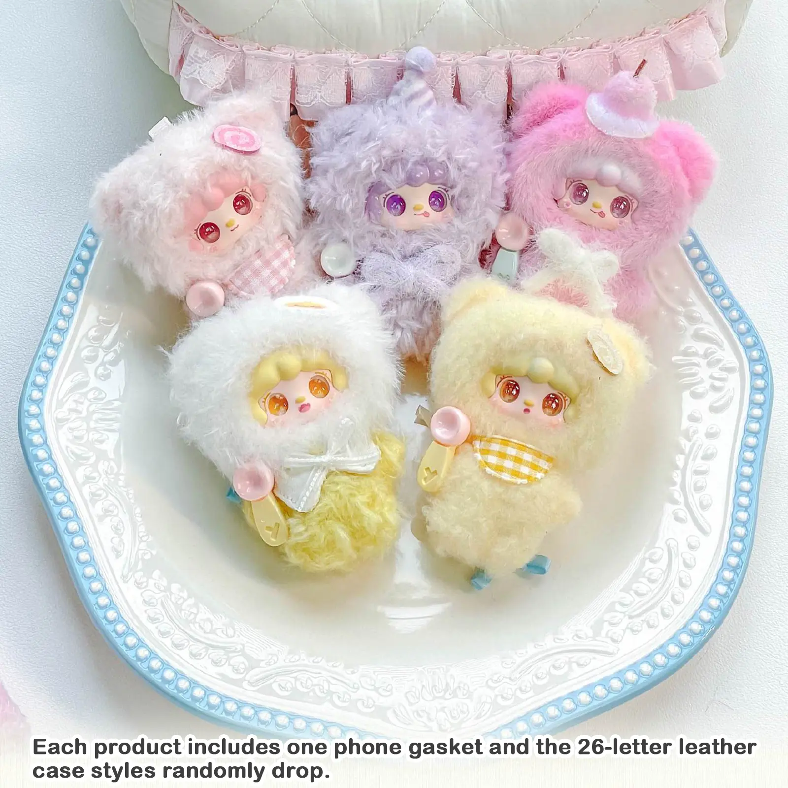 Yooki Hello Just a Bite Mini Series Plush Blind Box, Boxed Collectible Toys and Plushies for Blind Bag Collecting, Miniature Toy Sets with 16 Regular Designs & 2 Secret Designs, Miniature Toy Blind Bags