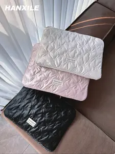 Cute Bowknot Design Tablet Sleeve Case, Protective Cover for 11 Inch 13 Inch 15 Inch Tablets, Stylish Girls' Accessory