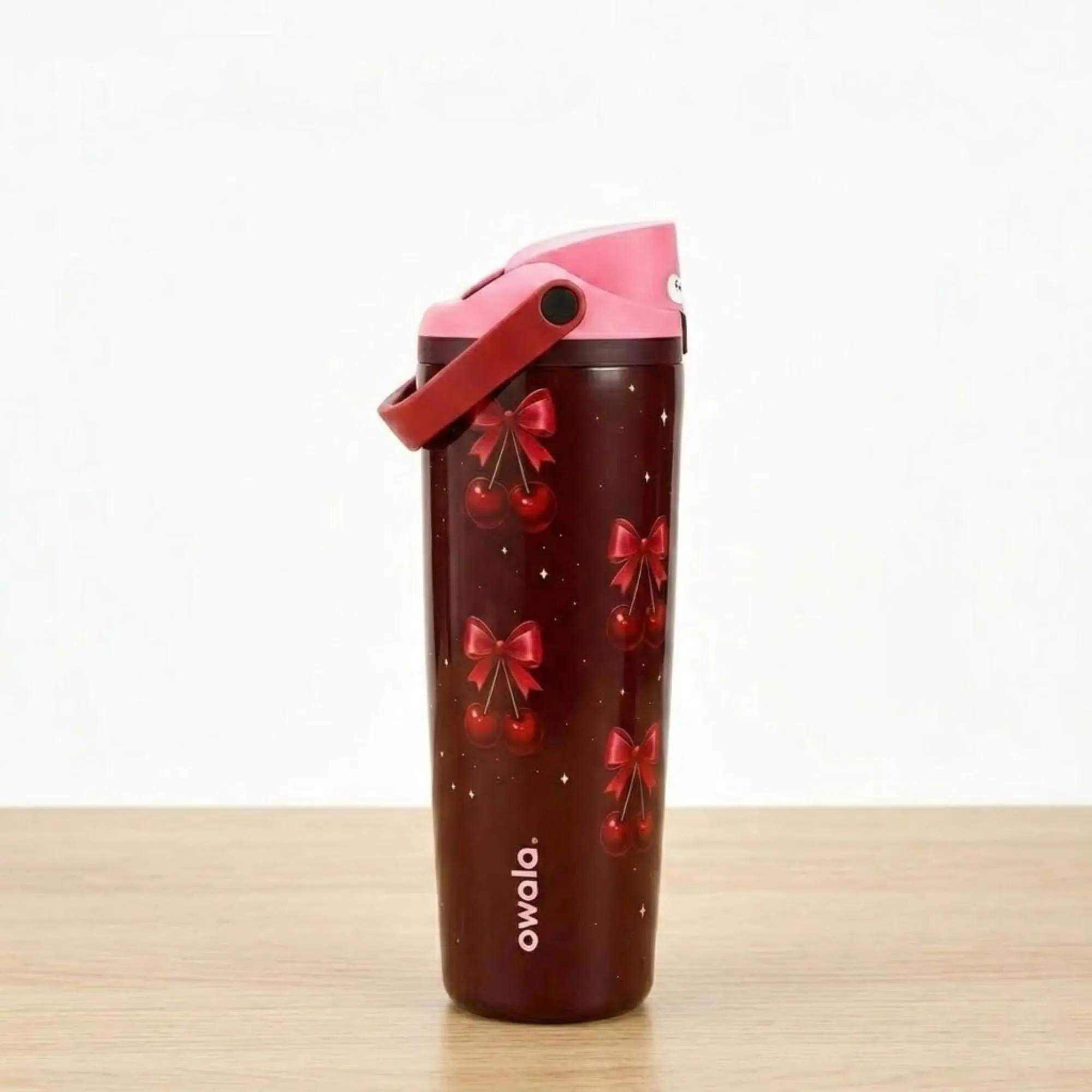 NEW The Cutest Owala FreeSip 30oz Tumbler Ever! Cherry Bow Edition