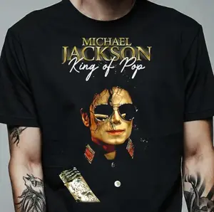 Michael Jackson DTF Heat Transfer Patch  Iron On T-Shirt Print  Ready to Press