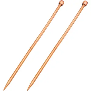 2 count Knitting  Set Straight Single Pointed Knitting  Length 14 Inch Knitting Supplies Knitting  for Beginners Handmade (8 mm)