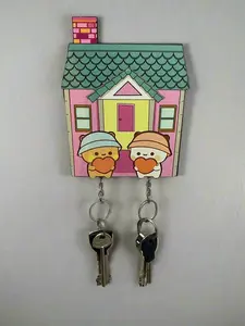 Dudu and Bubu Handmade Wooden Key Chain Holder