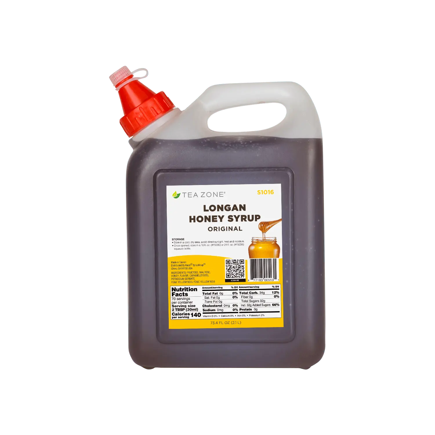 Tea Zone Original Longan Honey - Bottle (73.5 fl oz)