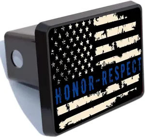 2 Inch Hitch Covers for Trucks, American Flag Receiver Plastic Hitch cover
