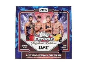 2025 Topps Chrome UFC Sapphire Edition Trading Cards LV