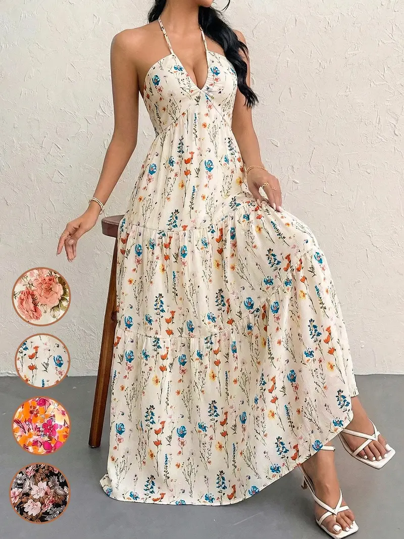 white christmas dresses High Low Dresses Resort Beach Boho Casual Summer Evening Vestido Dr main image 0