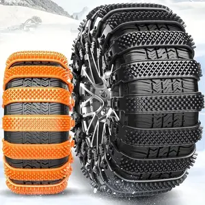 Universal Traction Tire Chain, Heavy-duty Rubber Anti-slip Chain for Cars, SUVs, and Light Trucks, Durable Plastic Tire Chain, Car Accessories