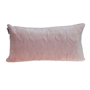 Parkland Collection PILL21350P Aleta Transitional Pink Rectangle Throw Pillow