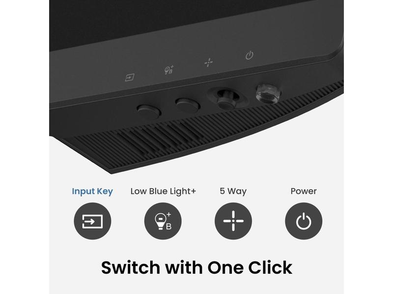 BenQ GW2490 23.8" FHD 1920 x 1080 100Hz HDMI DisplayPort Flicker-Free Technology Built-in Speakers Slim Bezel Design IPS Eye-care Monitor