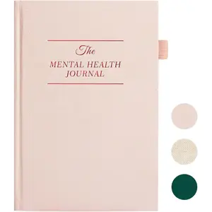 Mental  Journal for Women and Men -  & Guided Journal with Mood & Habit  - Take 5 Minuets Everyday - 91 Days Self Care Journal with Prompts, Pink