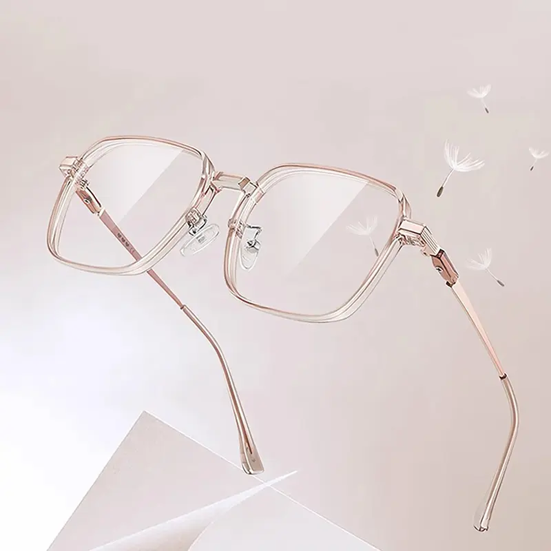 Photochromic Sunglasses for Women UV400 Protection Clear Frame Sun Exposure Friendly Eyewear Ideal for Daily Wear and Stylish Protection