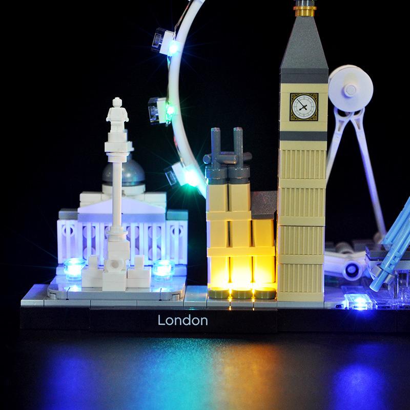 LYBMTWF LED Lighting Kit for LEGO Architecture Series: London Skyline 21034 (Building Bricks Not Included)