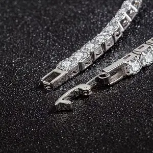 Sterling Silver Tennis Bracelet 16-20cm