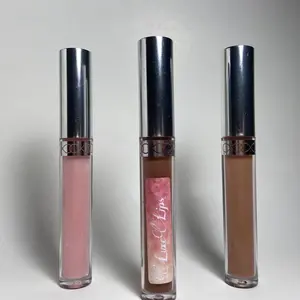 Luxe Looks Butter Gloss Wand - Nourishing Vegan Lip Gloss with Coconut and Vitamin E Oil, Strawberry Flavor, and Natural Cooling Effect Smooth