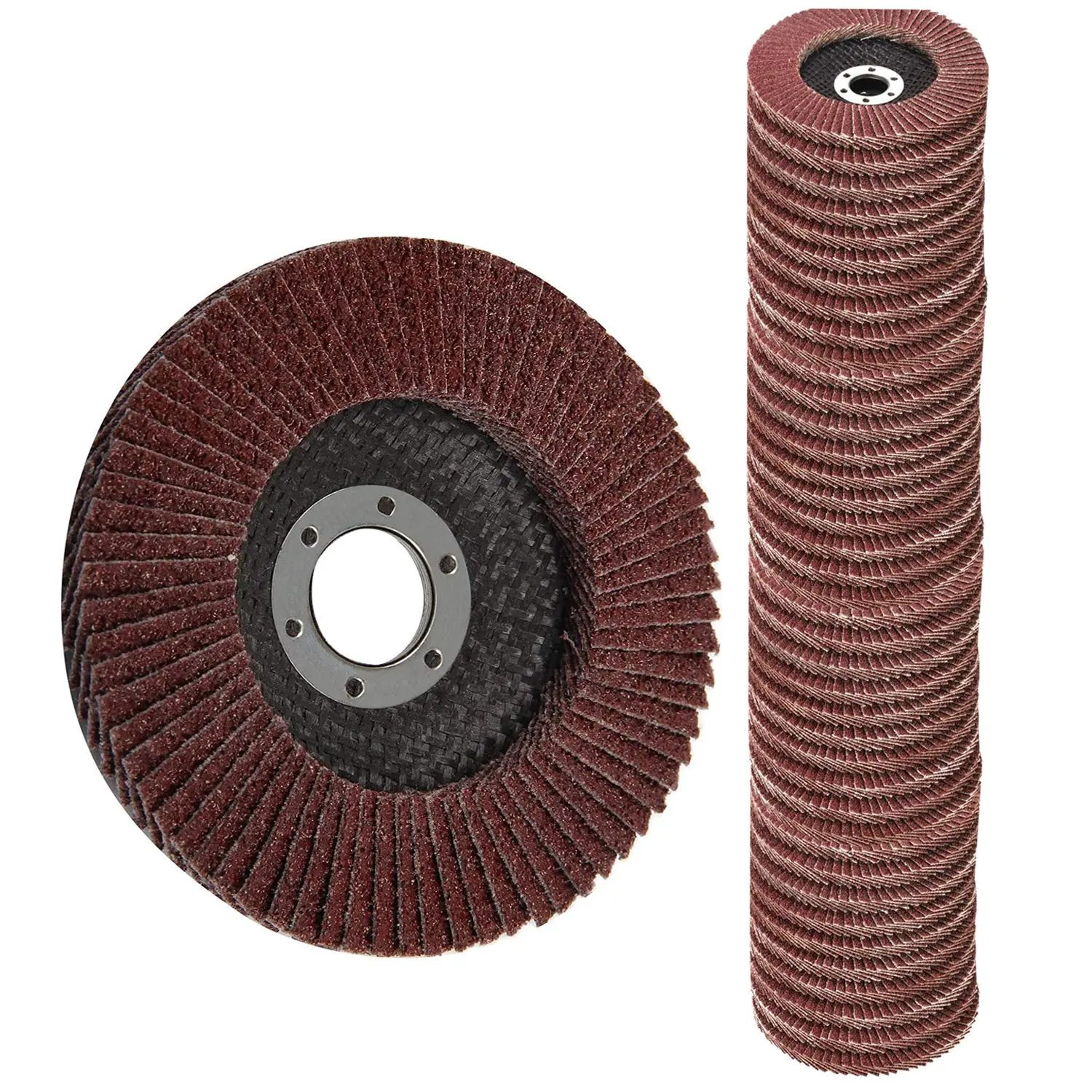 Flap Discs 40 count 4.5 Inch - 40 Grit Grinding Discs 4 1/2 Assorted Sanding Grinding Wheels,Aluminum Oxide Abrasives, disc