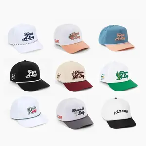 Breezy Golf Have A Day Limited Edition Summer Rope Hat - WM Phoenix Open Collab _ Cotton Blend Adjustable Snapback Cactus-Inspired Embroidery - TikTok Shop